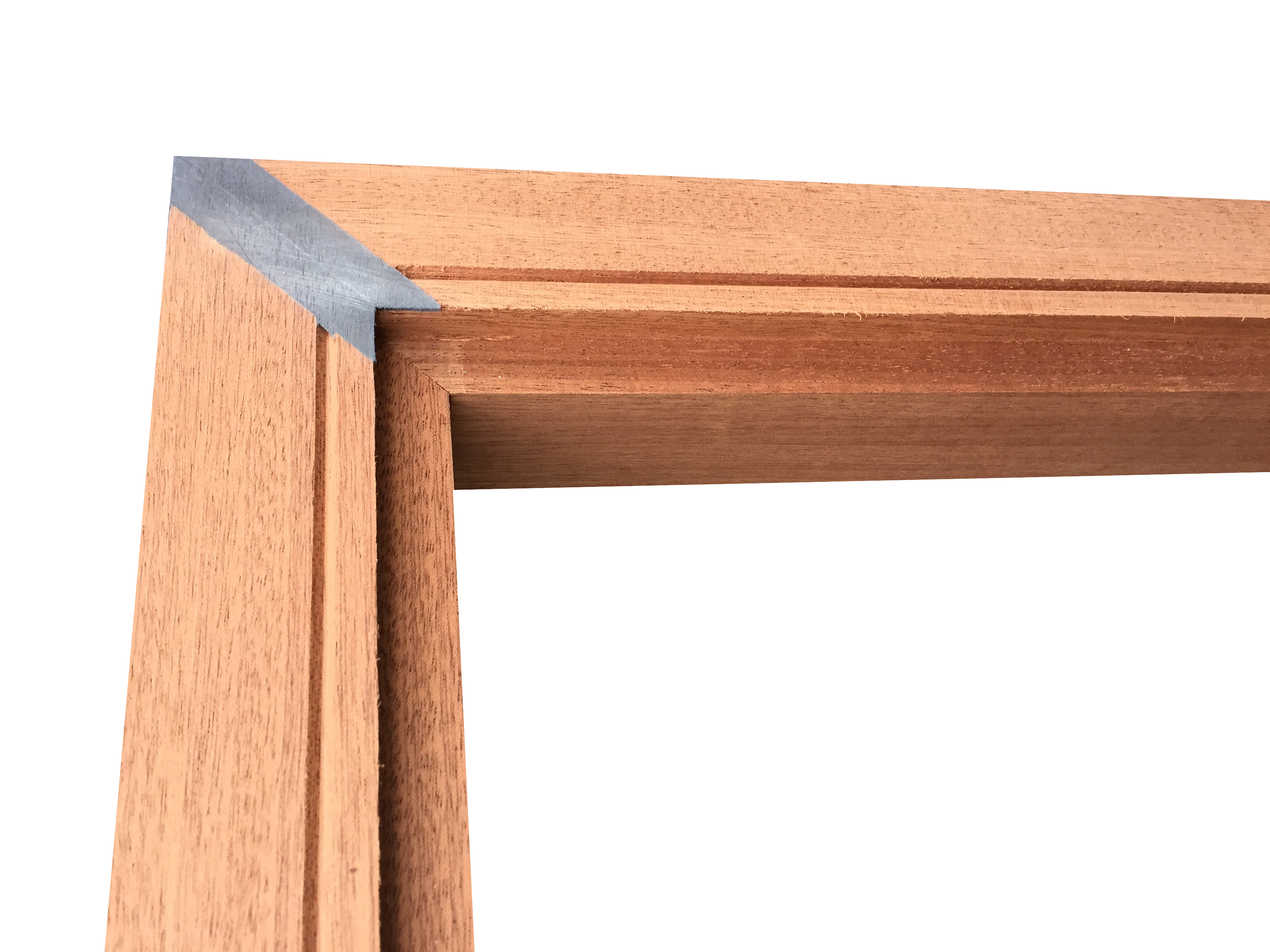 Chassis bois plombé 3 mm par 10 cm lineaire contour l. 100 mm - vitrage Anti-X non inclus