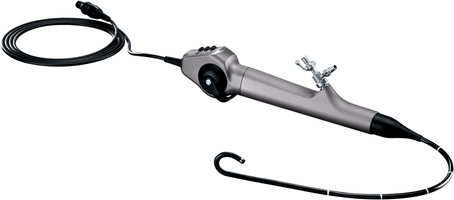 Cysto-urétroscope vidéo CMOS à béquillage inversé