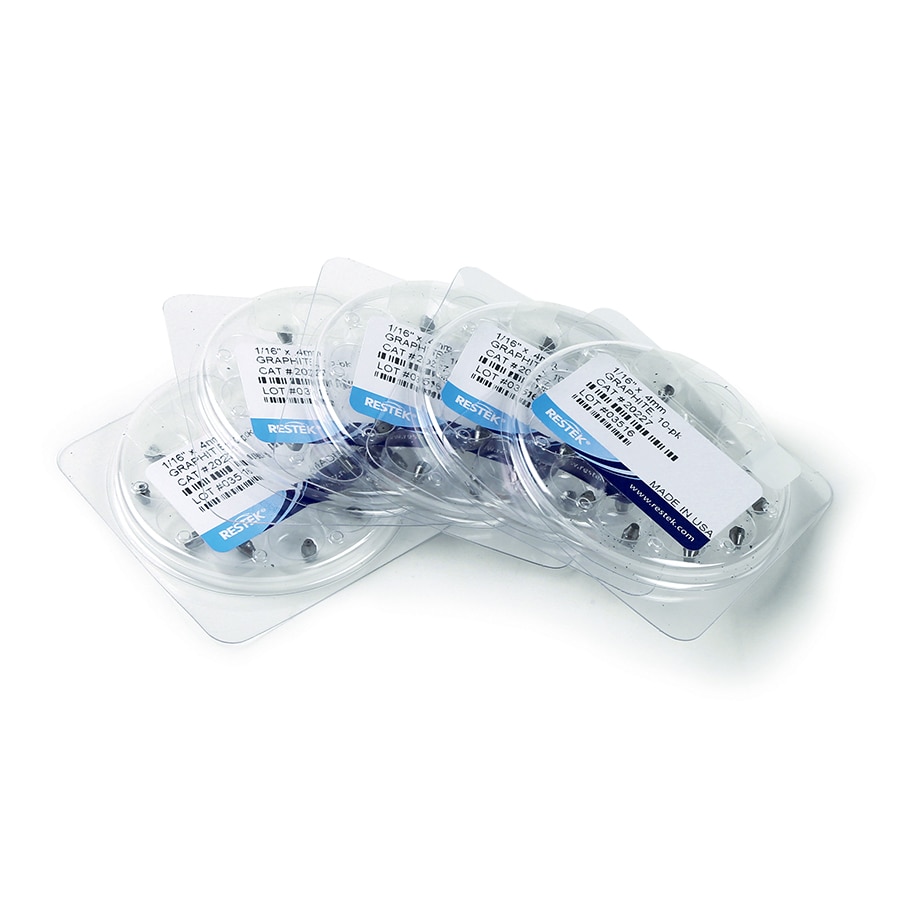 Ferrule 1/16p en graphiteD int 0,4 mm x 50