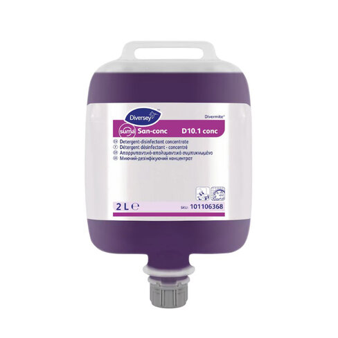 Degraissant desinfectant concentre suma san-conc d10.1 - Carton 3 x 2 l - DIVERSEY