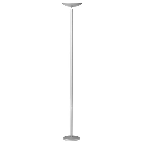 Lampadaire LED First Led droit - gris métal