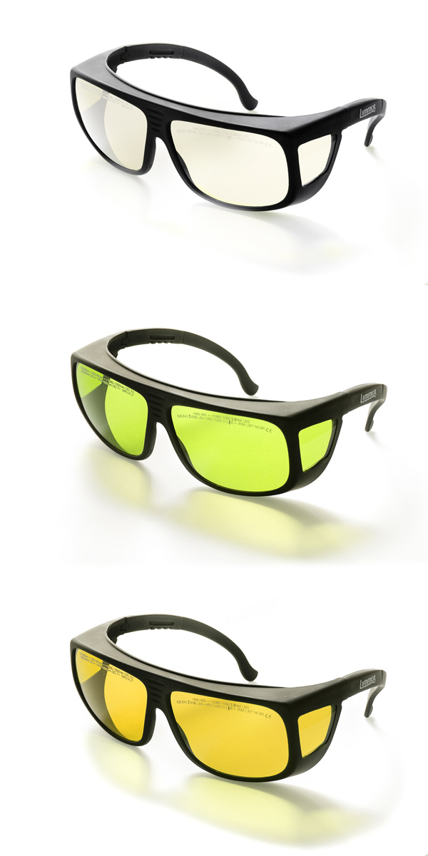 Lunette de protection pour porteurs lunettes pour laser CO2