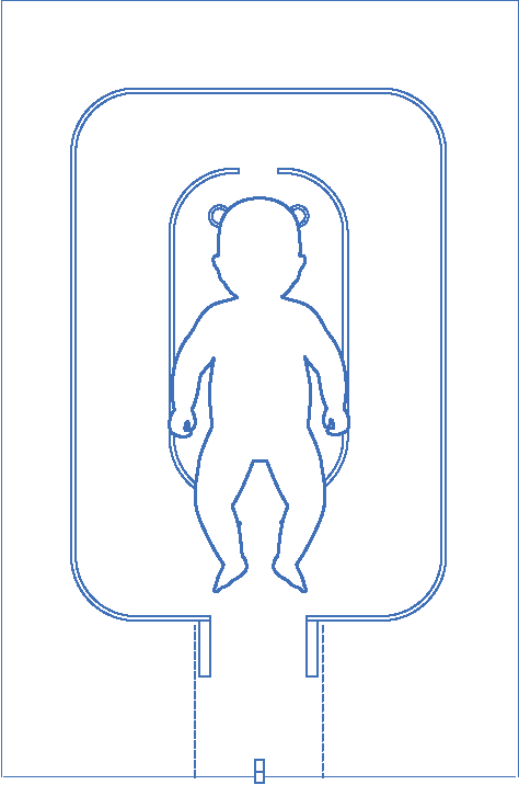 Interface universelle corps entier néonatale Vytil lot de 40 - 120 x 80 cm