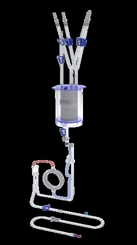 Set de réchauffement transfusion massive réservoir 3l. - lot de 4