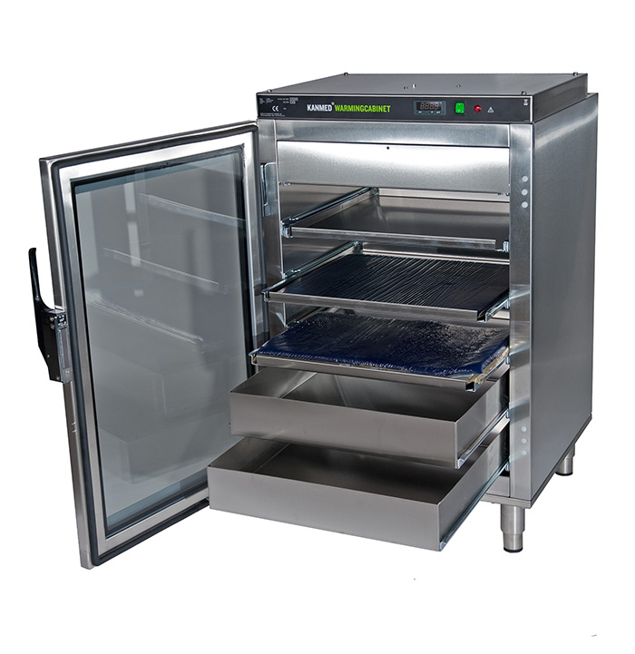 Armoire chauffante universelle basse - 190 l. - 35 à 50°C - acier inoxydable - 66 x 64 x 95 cm - 100 kg à vide