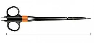 Ciseaux bipolaires BiZZER - l. 230 mm - courbés - fins - METZENBAUM