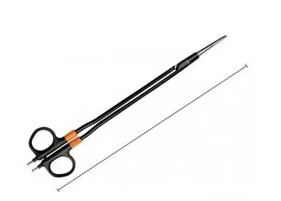 Ciseaux bipolaires BiZZER - l. 280 mm - courbés - minces - METZENBAUM