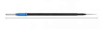 Electrode monopolaire aiguille droite - réutilisable - tige Ø 2,4 mm - l. 104 mm - lot de 5