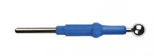 Electrode monopolaire boule droite Ø 6 mm - réutilisable - tige Ø 2,4 mm - l. 49 mm - lot de 5
