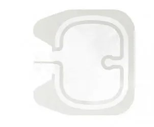 Electrode neutre - usage unique - enfant - lot de 100 - 900 cm² - divisée