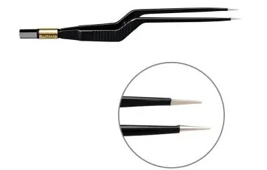 Pince bipolaire antiadhésive baïonnette droite - l. 180 mm - pointue