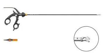 Pince bipolaire coelioscopique ERGOeco - Ø 5 x 460 mm - Kelly - fiche ronde type ERBE - câble 4,5m