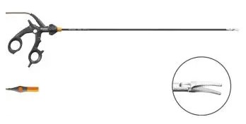 Pince bipolaire coelioscopique ERGOeco - Ø 5 x 460 mm - Maryland - fiche ronde type ERBE - câble 4,5m