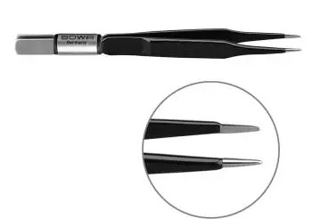 Pince bipolaire droite - l. 110 mm - pointue