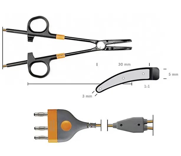 Pince de thermofusion TissueSeal PLUS COMFORT réutilisable - l. 190 mm - câble 4,5 m