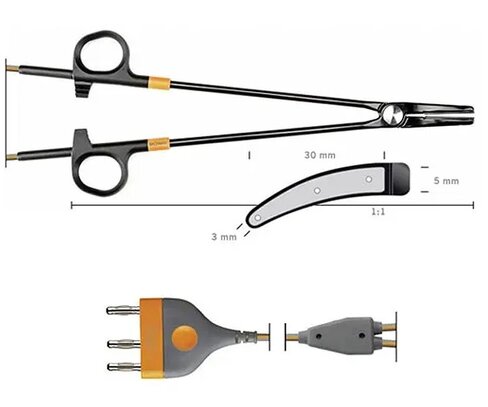 Pince de thermofusion TissueSeal PLUS COMFORT réutilisable - l. 280 mm - câble 4,5 m