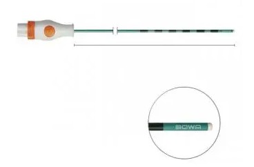 Sonde à l'argon flexible - axiale - Ø 1,5 mm - l. 1,5 m - lot de 10 - usage unique