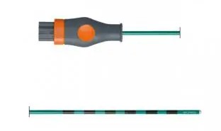 Sonde à l'argon flexible - axiale - Ø 1,5 mm - l. 3 m - réutilisable