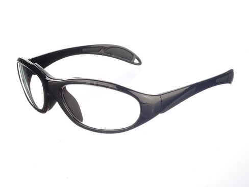 Lunettes anti-x SOFT 2 eq plomb 0,75mm progressive con.nas-noir-anti-reflet eq plomb 0,50mm latéral