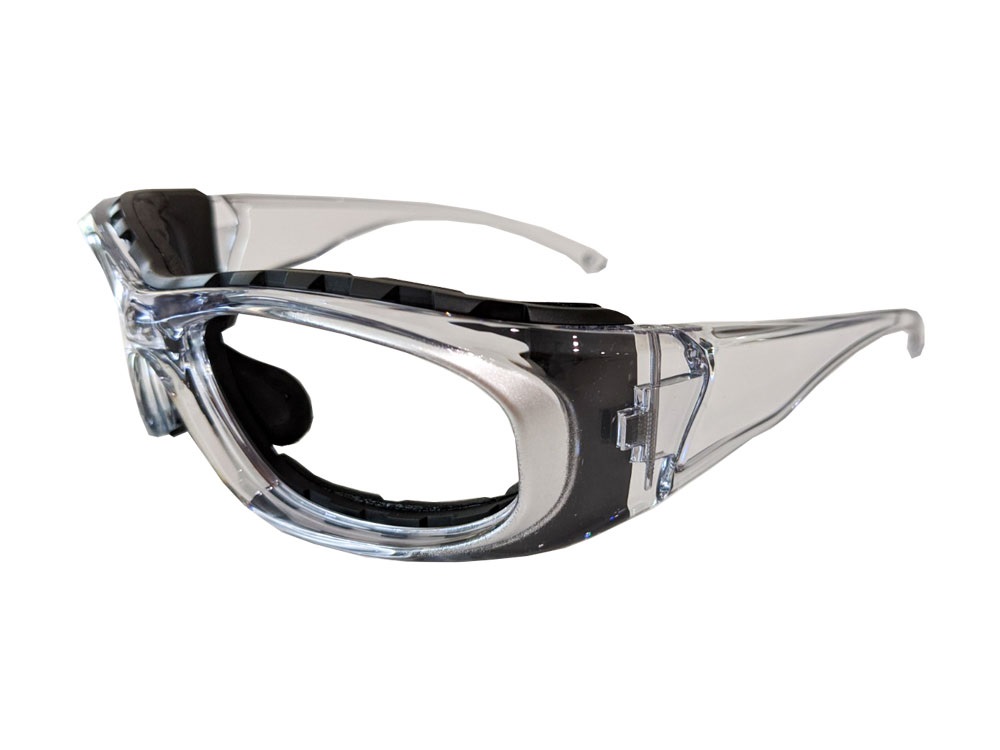 Lunettes anti-x AIRBORNE eq plomb 0,75mm frontal progressive anti-buée et eq plomb 0,50mm latéral