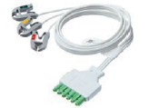 Câble ECG 3 brins - IEC1 - usage unique - compatible avec le moniteur VISTA 300 - lot de 20