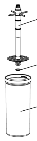 Réservoir de chaux sodée complémentaire (avec insert) pour Perseus A500 et Zeus IE - boite de 5 unités