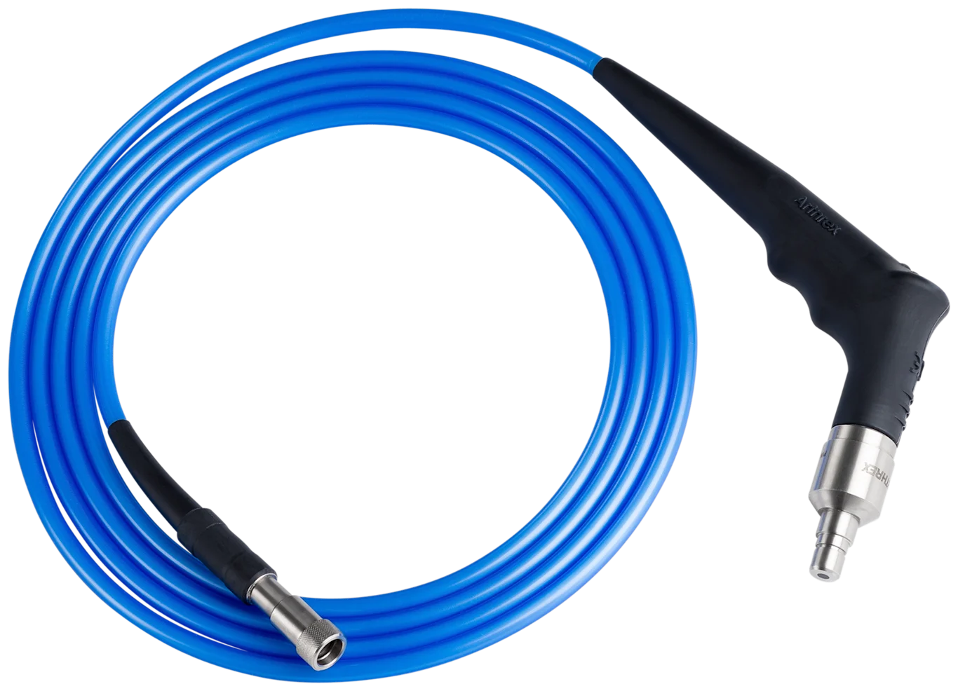 Câble de lumière froide - bleu - source et sortie Wolf Ø 3.5 mm x L 2.7 m