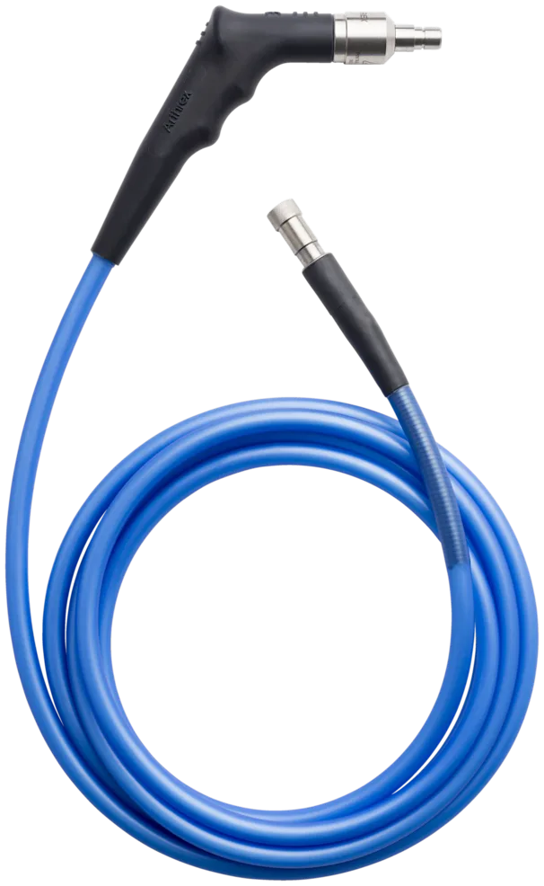 Câble de lumière froide - bleu - source et sortie Wolf Ø 5 mm x L 2.7 m