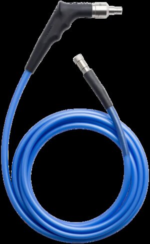 Câble de lumière froide - bleu - source et sortie Wolf Ø 5 mm x L 2.7 m