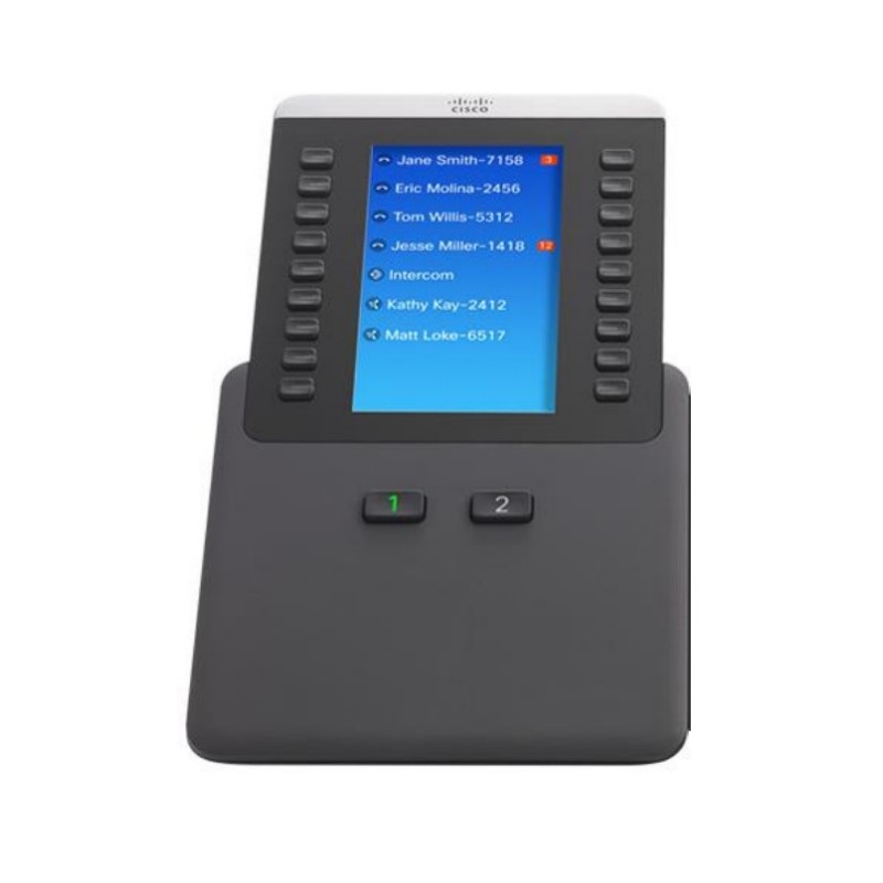 Module d'extension vidéo 14 touches CP-8800-V-KEM pour téléphone Cisco 8851/8861 - reconditionné