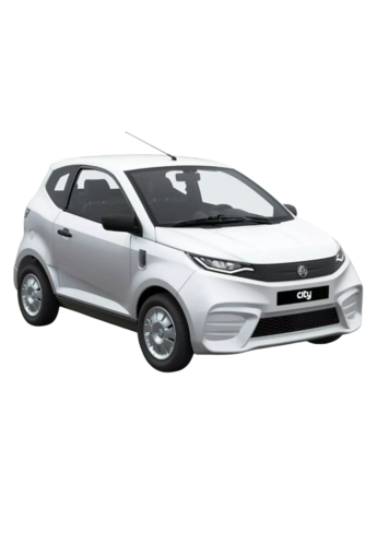 Véhicule électrique AIXAM - E-City Pack - Homologation L6e avec batterie 7,53 kWh - 113 km - Blanc pur