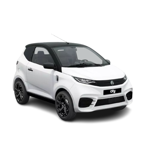 Véhicule électrique AIXAM - E-City Sport - Homologation L6e avec batterie 5,54 kWh - 75 km - km - Blanc pur