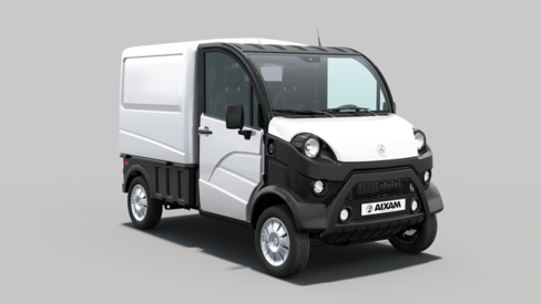 Véhicule utilitaire électrique AIXAM e-Truck - Homologation L6e - Fourgon 2,87 m3 - avec batterie 7,53 kWh - 113 km -