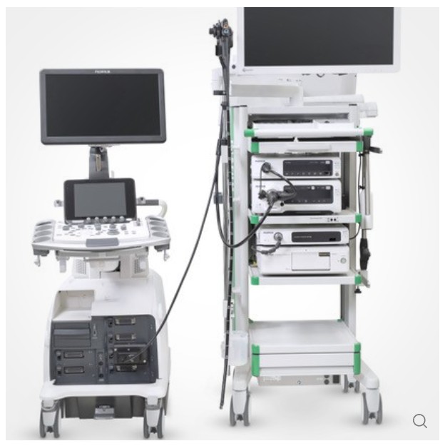 Système d'échographie arietta 750 garantie+ext bris: 5ans Fonctions :mode b/m, couleurs,power doppler, doppler pulsé