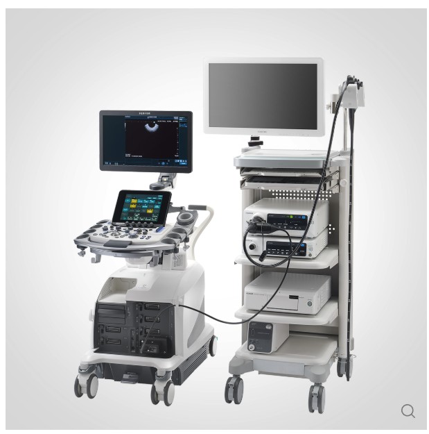 Système d'échographie arietta 850 garantie +ext bris: 5 ans Fonctions :mode b/m,couleurs, power doppler, doppler pulsé