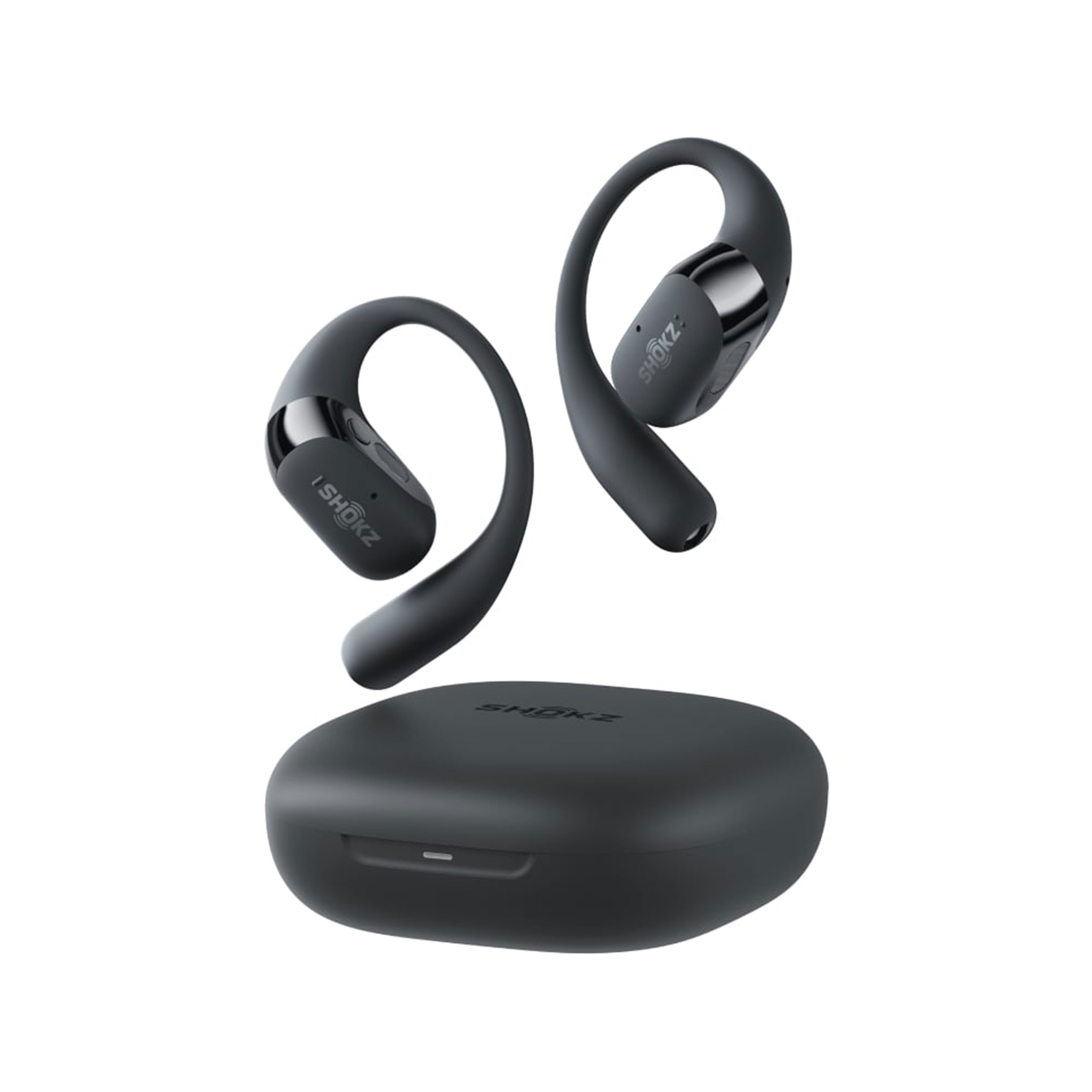 Ecouteurs à conduction osseuse Bluetooth - ultra léger - Shokz OpenFit 2 - noir