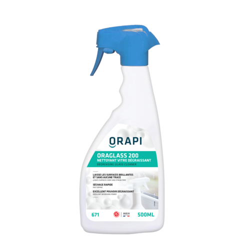 Nettoyant vitres dégraissant Oraglass 200 - Carton 12 x 500 ml - ORAPI