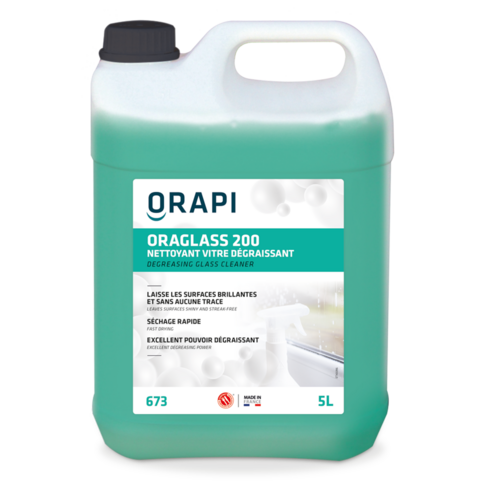 Nettoyant vitres dégraissant Oraglass 200 - Carton 2 x 5 l - ORAPI
