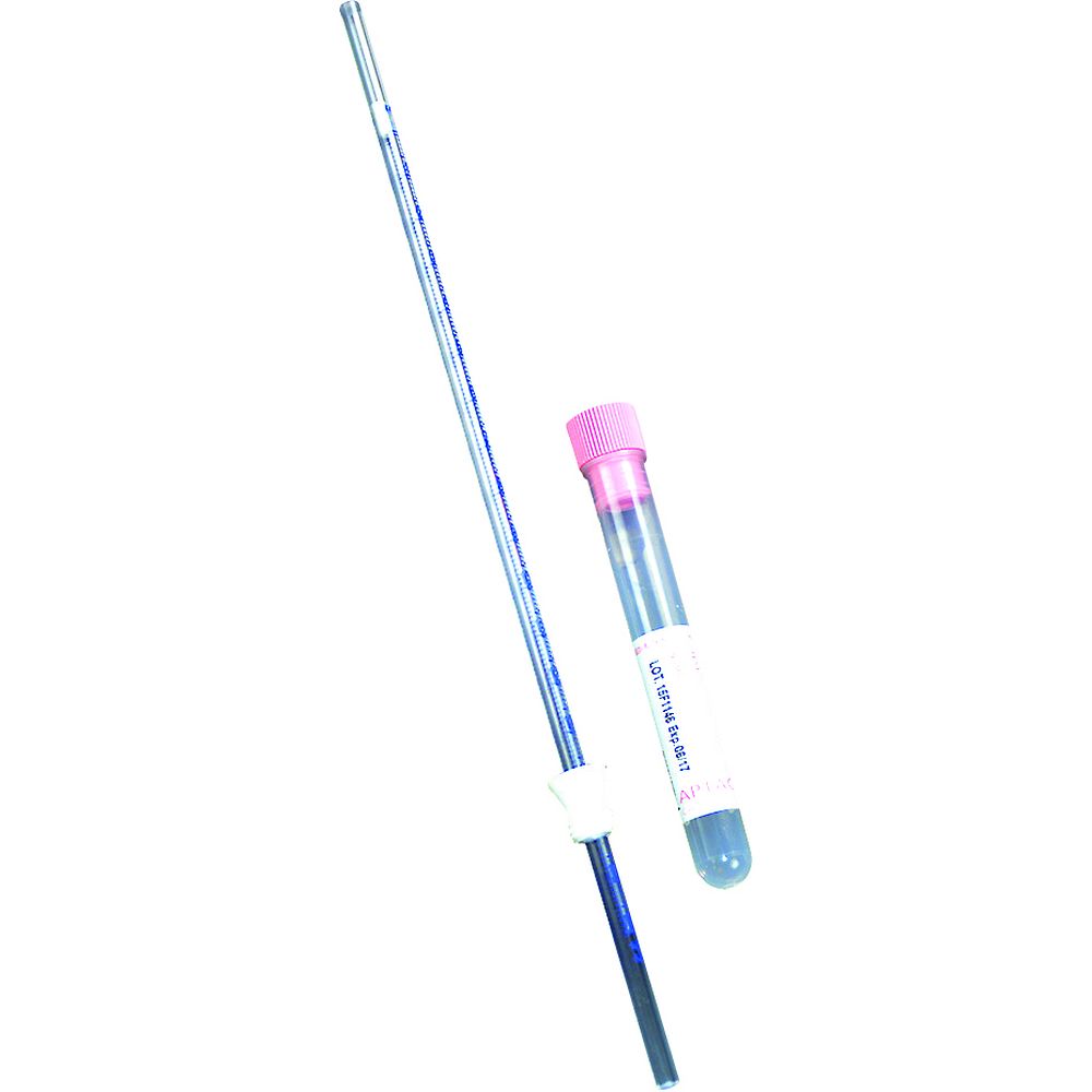 Pipette graduée pour VS, tube avec citrate de sodium, 0,4 ml citrate de sodium, pipette Ø13x75 mm x 400