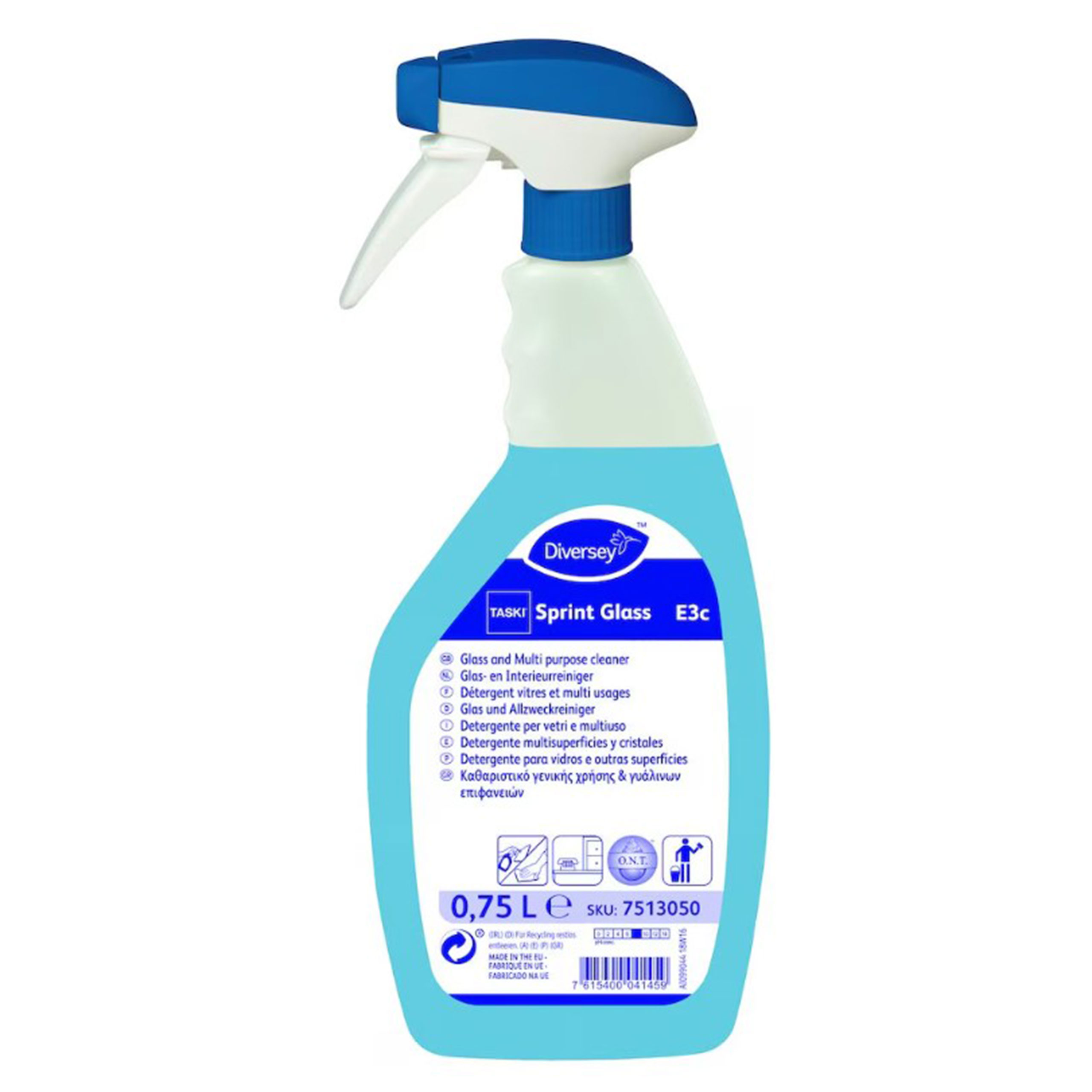 Detergent vitres et multi-surfaces taski sprint glass - Carton 6 x 750 ml - DIVERSEY