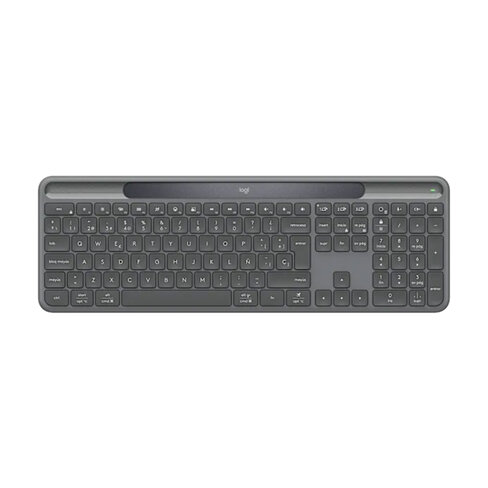 Clavier sans fil alimenté par la lumière - LOGITECH Signature Slim Solar K980 - noir
