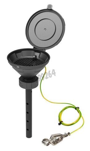 Entonnoir à couvercle Marco avec lance conducteur filetage S60/61