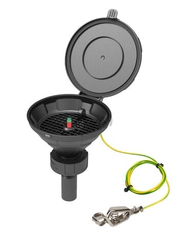 Entonnoir Marco avec détection de niveau 150 mm