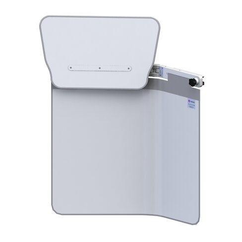 Bavolet Anti-X simple articulation - eq pb 0,50 mm - l. 78 cm et protection haute amovible de largeur 57 cm