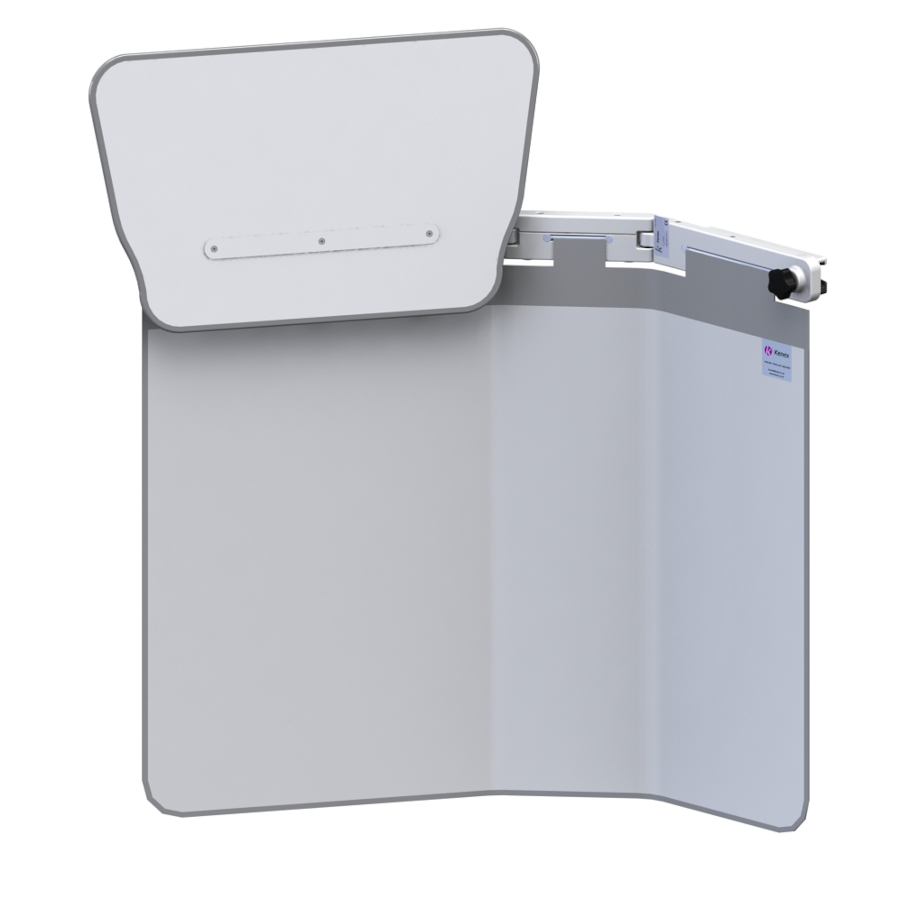 Bavolet double articulation la 92cm +protection haute amovible la 57c