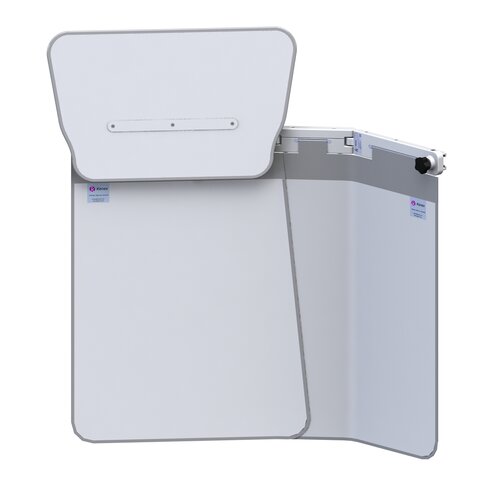 Bavolet double articulation - eq pb 0,50 mm - l. 92 cm - bras montant anti-collision et protection haute