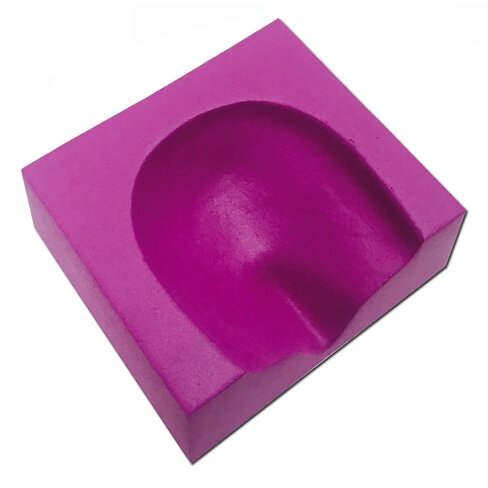 Moule mousse naturelle pelliculée n 9 frontal adulte - l. 26 x l. 21 x h. 10 cm