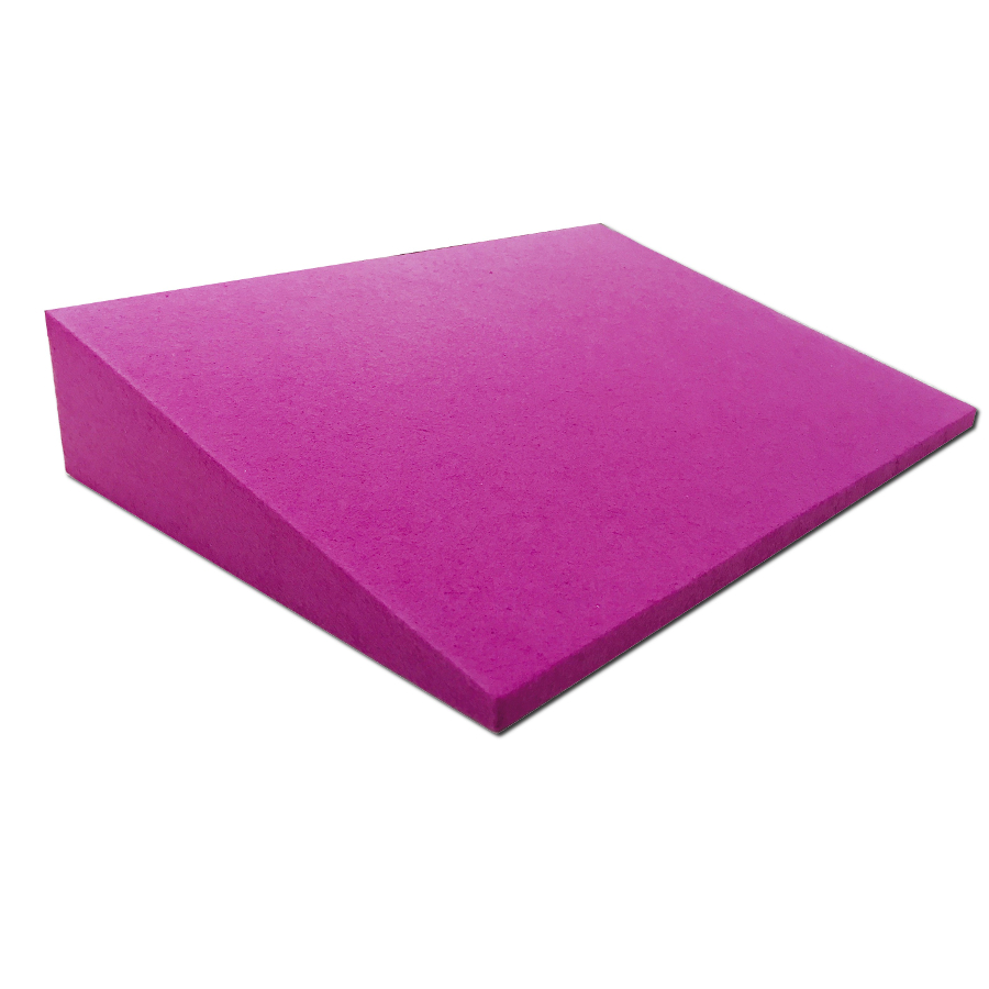Mousse cale coin plat 15 recouverte 28 x 18 x 8 cm