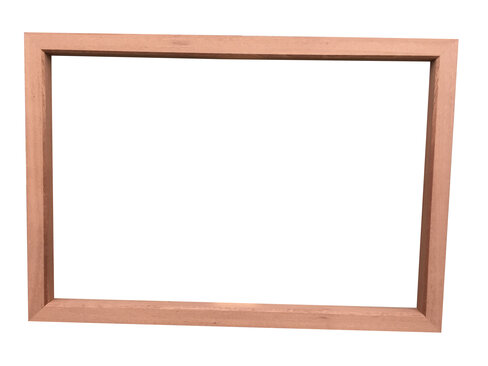 Chassis bois plombé 3 mm par 10 cm lineaire contour l. 100 mm - vitrage Anti-X non inclus