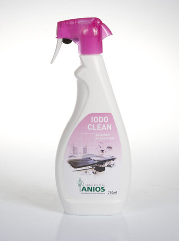 Détachant Anios Iodoclean pour traces d iode - flacon pulvérisateur 750 ml